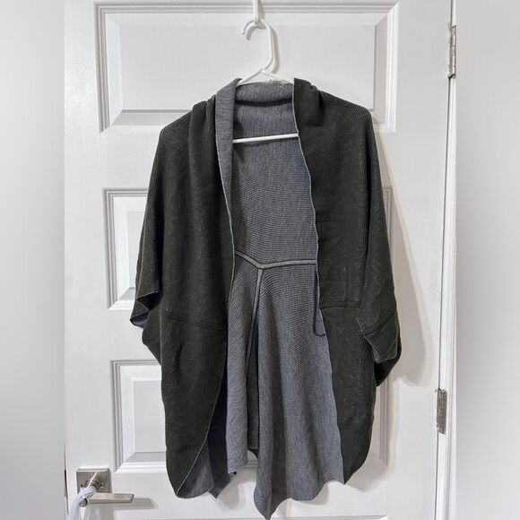lululemon athletica Jackets & Blazers - Lululemon Wool Pancho / Cardigan